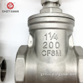 Gate Valves Stainless steel threaded gate valve Supplier